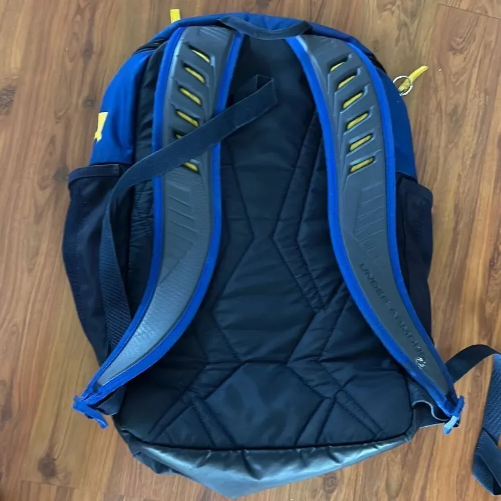 Under Armour Steph Curry large blue navy backpack knapsack